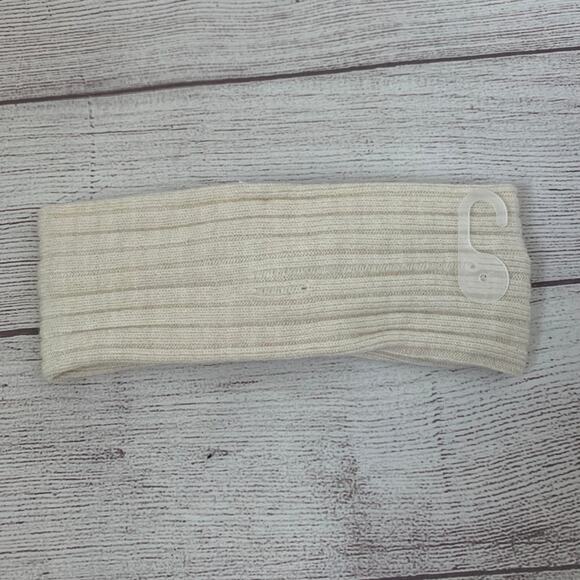 Time and Tru Off White Knit Headband Ear Warmer Winter Twisted Bow One Size - Picture 4 of 8